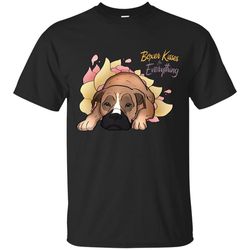 boxer kisses fix everything t shirts