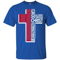 i can do all things through christ atlanta braves t shirts