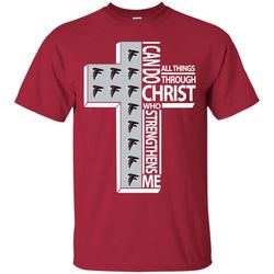 i can do all things through christ atlanta falcons t shirts