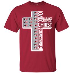 i can do all things through christ carolina hurricanes t shirts