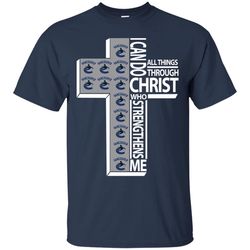 i can do all things through christ vancouver canucks t shirts