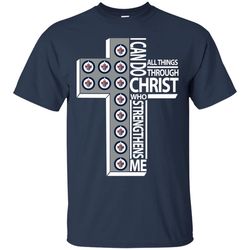 i can do all things through christ winnipeg jets t shirts