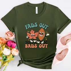 falls out balls out shirt, game day shirt, football shirt, retro fall football sweatshirt, game day sweatshirt, football