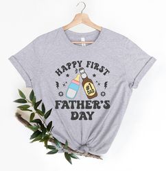 happy first fathers day, fathers day shirt, cool dad, father and son, daddy and daughter, 1st fathers day, best dad shir