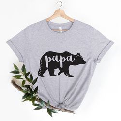 papa bear shirt, fathers day shirt, gift shirt for father, cute dad shirt, fathers day custom shirt, husband gift tee, g