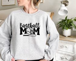 baseball mom sweatshirt, sports mom sweatshirt, baseball hoodie for women, gift for mom sweatshirt, mothers day gift, fa
