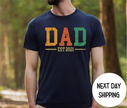 retro dad shirt , custom dad est shirt, personalized dad t-shirt, gift for dad, fathers day gift , christmas gift dad ,