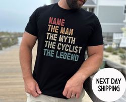 custom biker shirt, custom cyclist shirt , cycling bike bicycle shirt, gift for bike lover, cyclist shirt, gift t-s