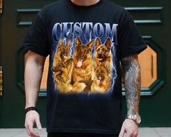 custom pet photo shirt, personalized dog shirt, dog dad gift, dog lover gifts, custom gifts for pet owner, custom dog
