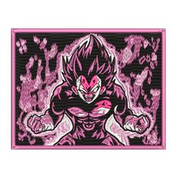 vegeta ultra ego embroidery file