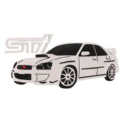 subaru impreza wrx sti embroidery file