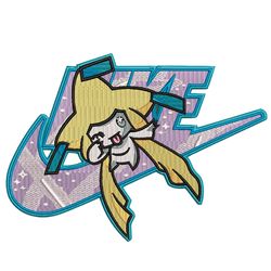 jirachi nike embroidery / jirachi nike  embroidery design/ swoosh pooh machine embroidery / design pes dst