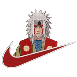 jiraiya nike embroidery / jiraiya nike anime embroidery design/ swoosh pooh machine embroidery / design pes dst