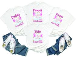 baby shower matching shirts, baby shower elefant shirts, pink elephant family shirts, elephant baby shower theme shirt 1