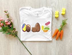 candy easter egg shirt, easter shirts for women, peanut butter egg shirt, easter bunny shirt, cottontail candy shirt,