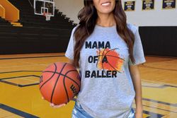 mama basketball shirt, mama of a baller shirt, basketball mom shirt, basketball tshirt, game day t-shirt, baller mama sh