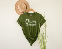 chaos coordinator shirt, funny mothers day shirt, mothers day gift idea, mom coffee lover shirt, gift ideas for mom, cra