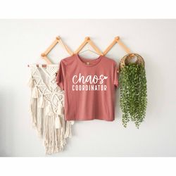 chaos coordinator crop top, brave mom crop top, mom life crop top, motherhood gift, feminist crop top, call me mama crop