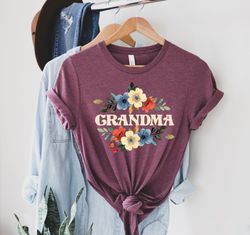 floral grandma shirt, grandma shirt, great grandma shirt, grandma gift, girt for grandma, grandma, grandma to be, grandp