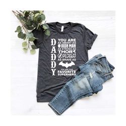 Superhero Dad Shirt, Dad Tshirt, Fathers Day Gifts, Fathers Day Tee Shirt, Best Dad TShirt, Mens Shirts, Gift Idea For D