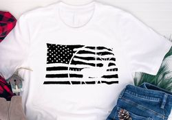 american flag deer shirt, christmas gift, deer hunting, american hunter shirt, hunting gear for men and women, gift for