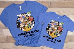 retro disney shirts, mickey checkered shirt, disney family shirts, minnie mouse tees, vintage disney tee