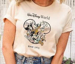 retro walt disney world est 1971 shirt,mickey and friend shirt,disneyworld est 1971 shirt,disney family shirt,disneyland