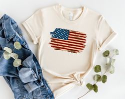 usa flag comfort colors t-shirt, usa shirt, america shirt, 4th of july, american flag shirt, camping usa flag shirt, com