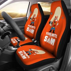 yosemite sam looney tunes car seat cover fan gift