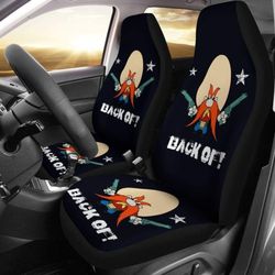 yosemite sam car seat cover looney tunes back off gift fan