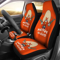 yosemite sam car seat cover looney shut up ya idjit fan gift