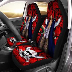 shanks red hair car seat covers custom one piece anime car accessories