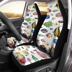 saltwater fish car seat covers custom pattern car accessories