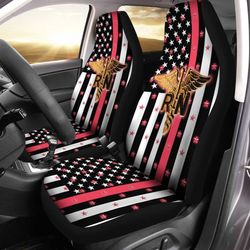 rn nurse car seat covers custom us flag car accessories gifts for nurse