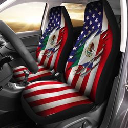 proud us mexican car seat covers custom flag car accessories