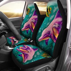 pink dolphin car seat covers custom dolphin car accessories