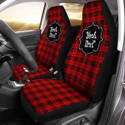 personalized brodie tartan car seat covers custom name car accessories
