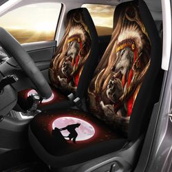 native wolf car seat covers custom wild animal car accessories