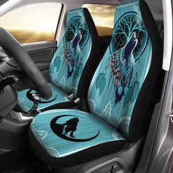 native dream catcher wolf car seat covers custom car accessories