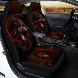 native american wolf dreamcatcher car seat covers set of 2 interior accessories