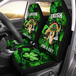 luck of an irish car seat covers custom design for car seats