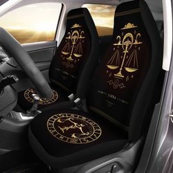 libra horoscope car seat covers custom birthday gifts car accessories