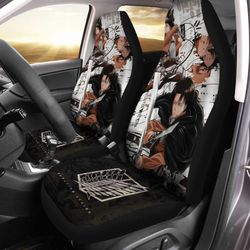 levi ackerman car seat covers custom attack on titan anime car accessories