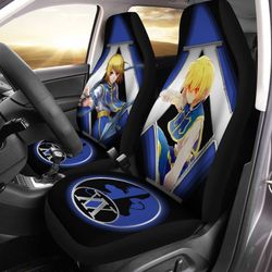 kurapika car seat covers custom hunter x hunter anime car interior accessories