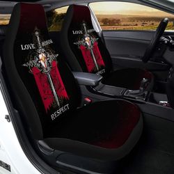 knights templar car seat covers custom car interior accessories