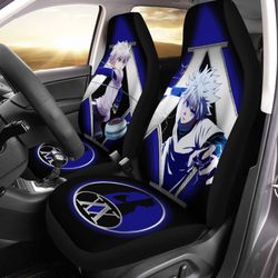 killua zoldyck car seat covers custom hunter x hunter anime car accessories