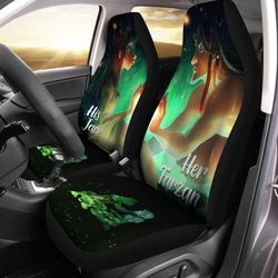 jane and tarzan car seat covers custom couple car accessories