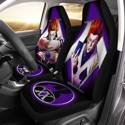 hisoka car seat covers custom hunter x hunter anime car accessories