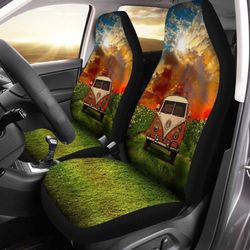 hippie peace van car seat covers custom car accessories
