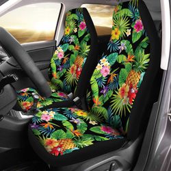 hawaiian car seat covers custom pineaple tropical flower car accessories